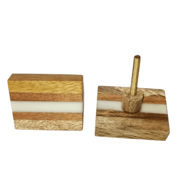 IRON & WOOD RESIN KNOB (POLISH & COLOR)